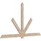 Ekena Millwork Kennewick Smooth Timber Gable Bracket, Douglas Fir, 108"W x 63"H x 1 1/2"D x 5 1/2"F, 14/12 Pitch GBW108X63X0206KEN00SDF - alternate 2